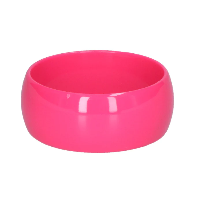 Armband dik neon roze