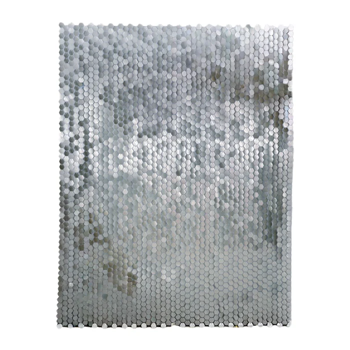 Backdrop zilver 30 x 30 cm 6 stuks - Image 2