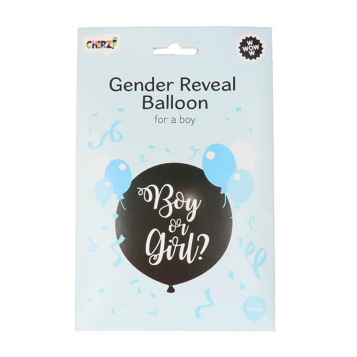 Ballon gender reveal jongen 90 cm - Image 2