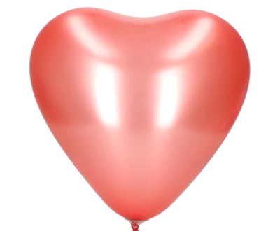 Ballonnen hart roségoud 40cm 3 stuks