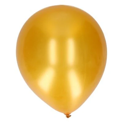 Ballonnen parelmoer metallic goud 30 cm 20 stuks