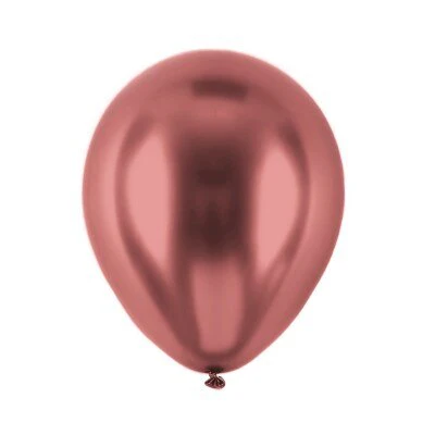 Ballonnen parelmoer metallic roségoud 30cm 20 stuks
