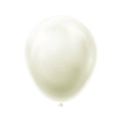 Ballonnen parelmoer wit 30cm 20 stuks