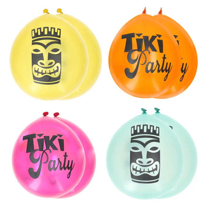 Ballonnen Tiki party 8 stuks