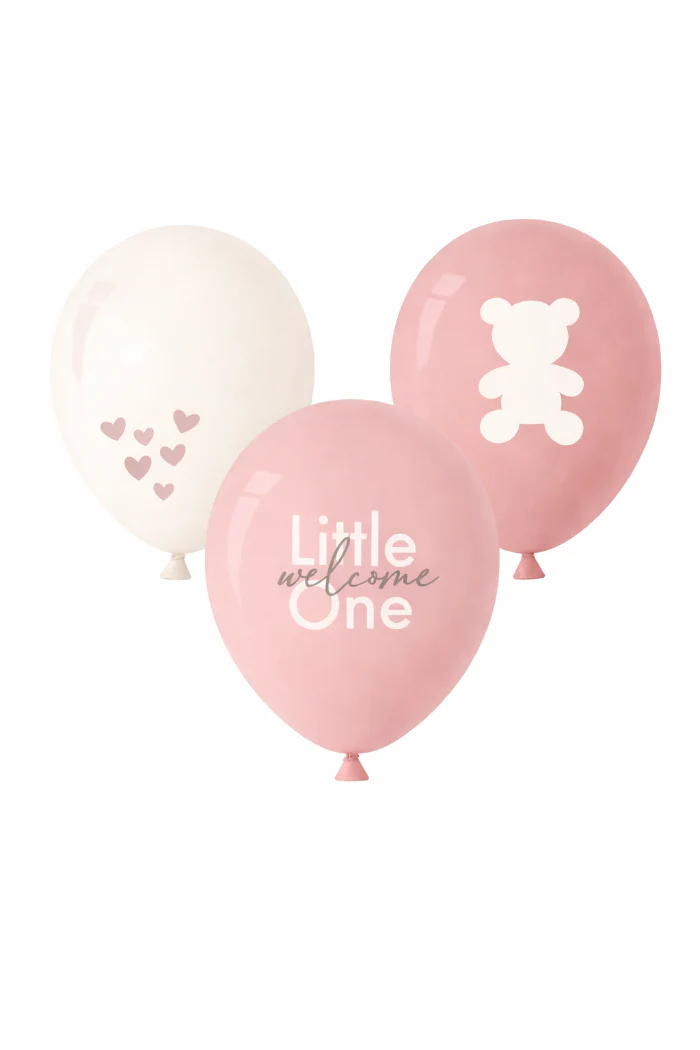 Ballonnen Welcome little one 6 stuks
