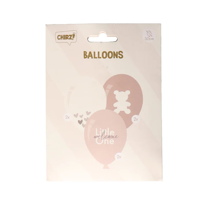 Ballonnen Welcome little one 6 stuks - Image 2