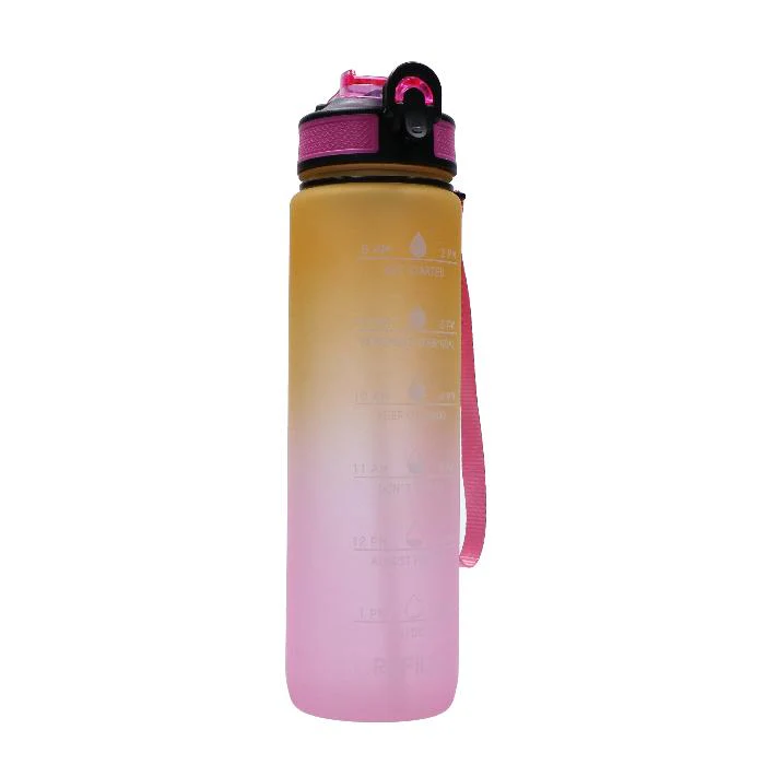 Drinkfles kleurverloop geel/roze druppels - Image 2