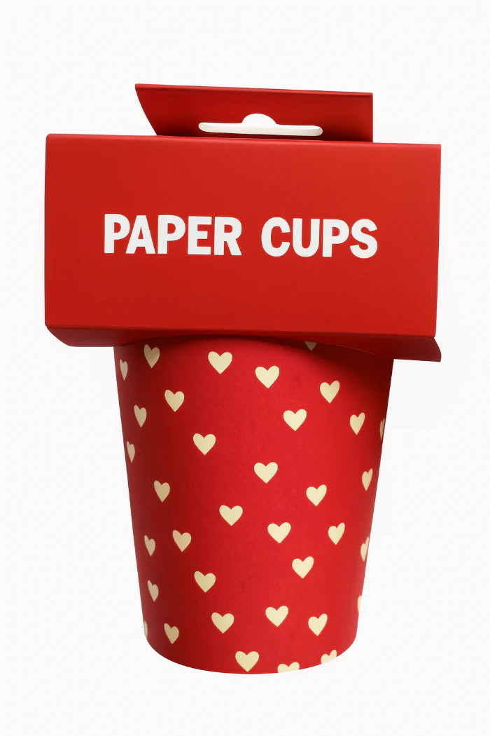 Bekertjes Hart 250ml  - 8 stuks