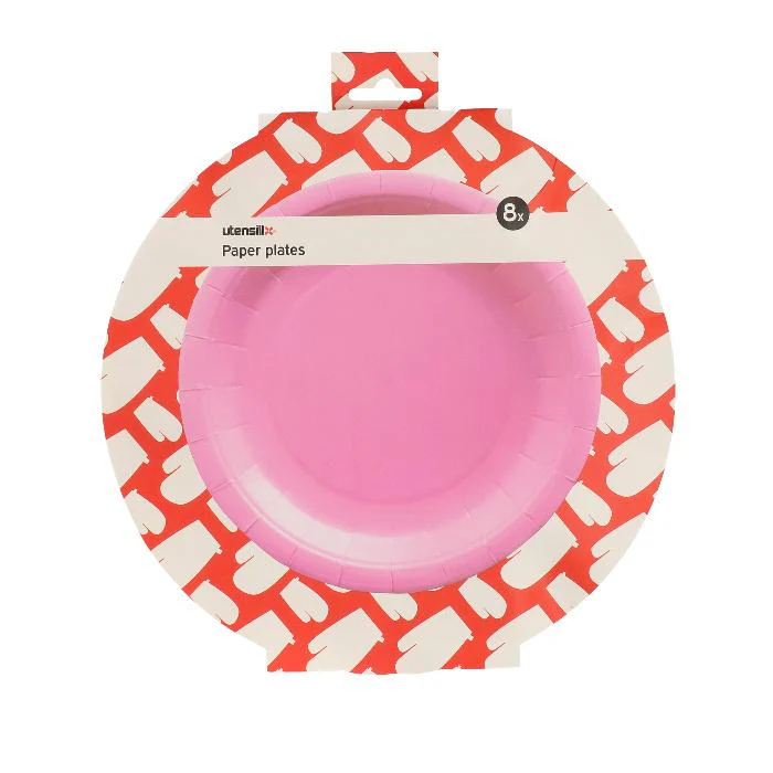 Bord papier roze 8 st - Image 2