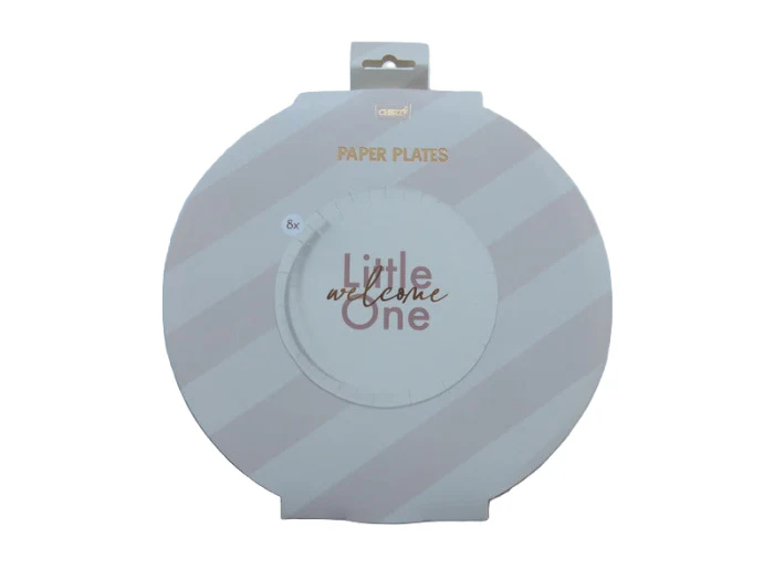 Bordjes  Welcome little one 8 stuks