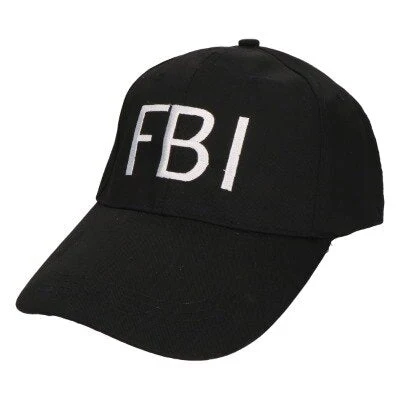Cap FBI zwart