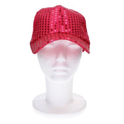 Cap pailletten roze - Image 2
