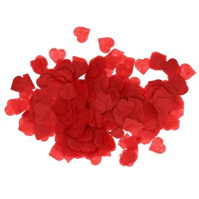Confetti hartjes rood