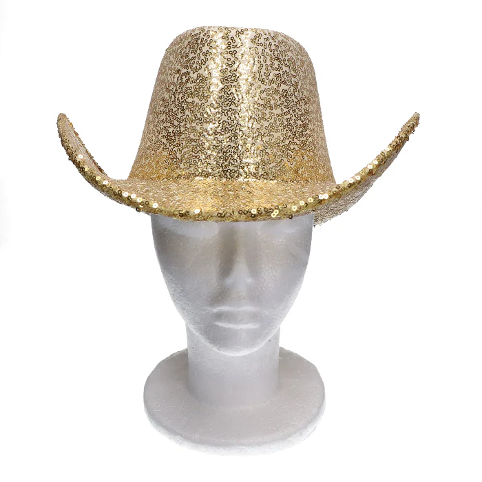 Cowboyhoed pailletten goud - Image 2