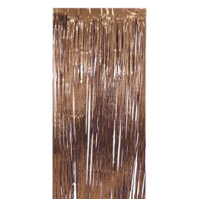 Deurgordijn folie goud/bruin 80 x 180cm