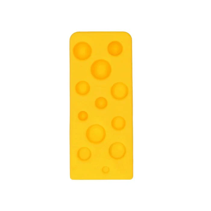 Deurstopper kaas geel