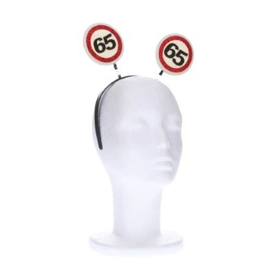 Diadeem 65 jaar rood/wit