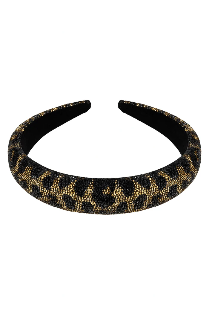 Diadeem breed glitter panter