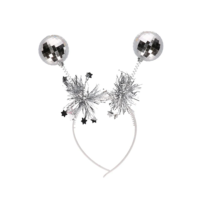 Diadeem discoballen zilver