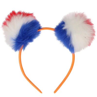 Diadeem rood/wit/blauw - Image 3
