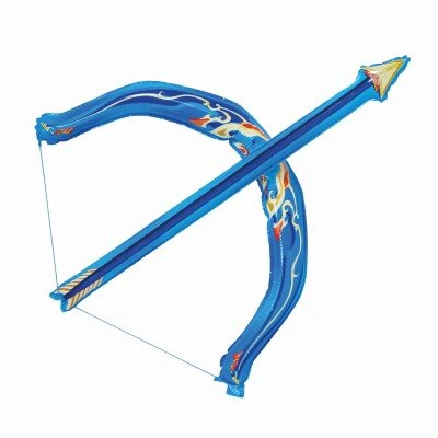 Folieballon pijl en boog blauw 75cm