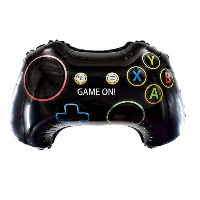 Folieballon playstation zwart 50cm