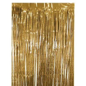 Deurgordijn folie goud 80cm x 180cm