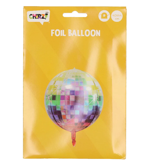 Follieballon discobal regenboog meerkleurig - Image 2