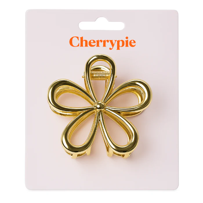 Haarclip bloem goud - Image 2