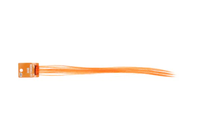 Haarextensie oranje