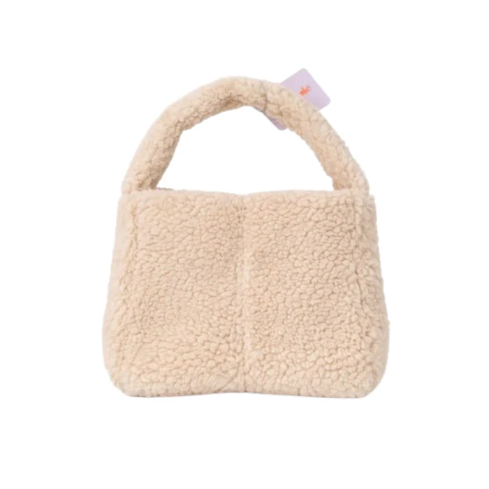 Handtas Teddy Blokken Beige - Image 2