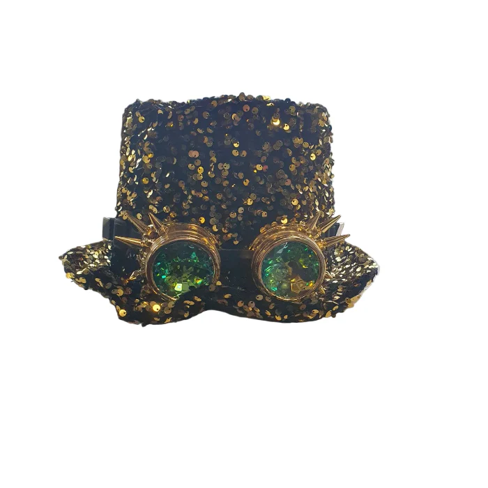 Hoed goud steampunk