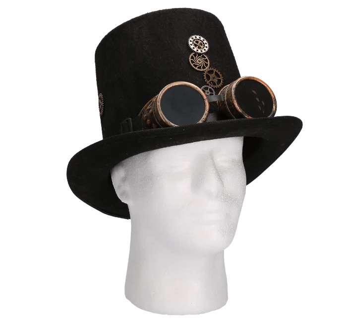 Hoed steampunk bril - Image 2