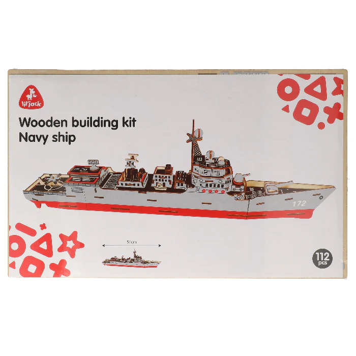 Houten Puzzel Marineschip - Image 2