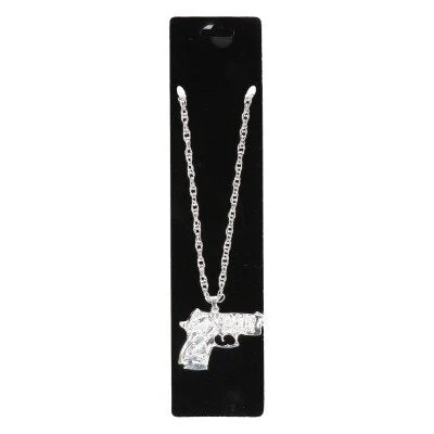 Ketting pistool zilver