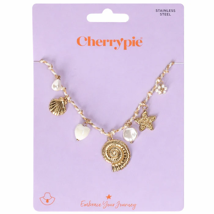 Ketting schelpen goud #591 - Image 2