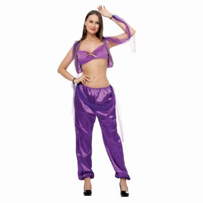Kostuum Arabische prinses paars maat M/L