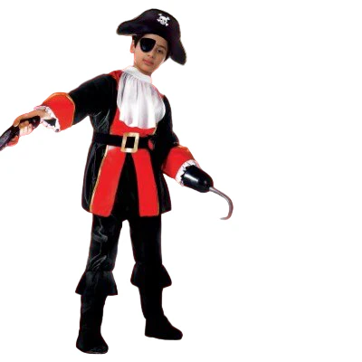 Kostuum piraat meerkleurig jongen 7-9 jaar