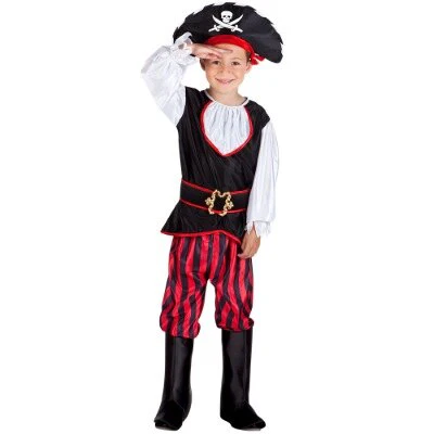 Kostuum piraat Tom meerkleurig jongen 7-9 jaar