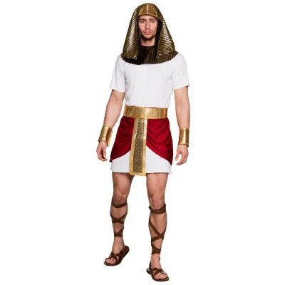 Kostuum Tutankhamun meerkleurig heren maat M/L