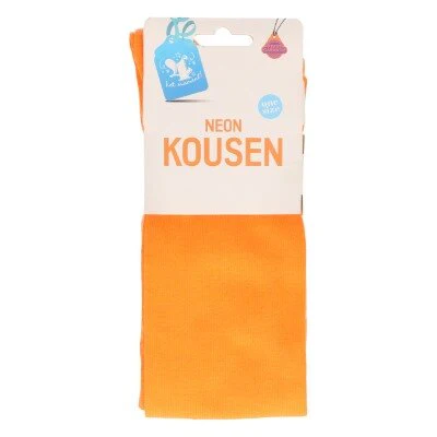 Kousen neon oranje one size