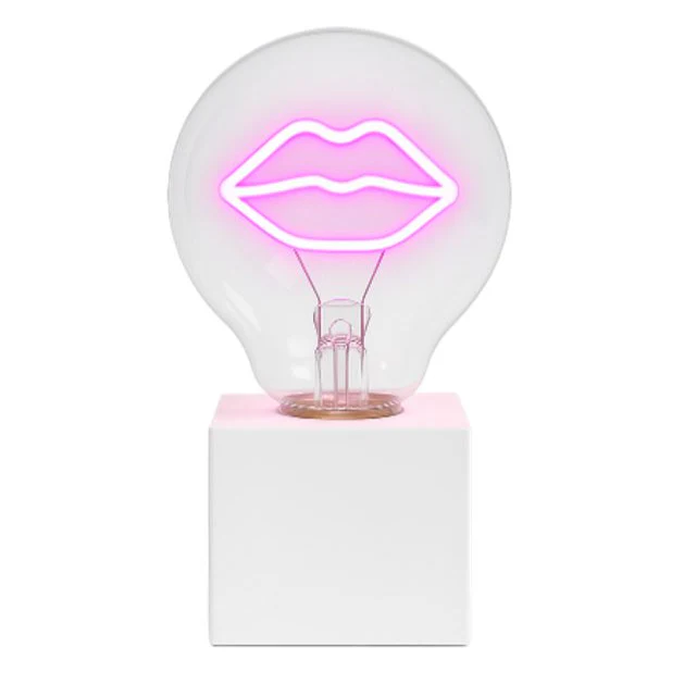 LED tafellamp - roze gloeidraad