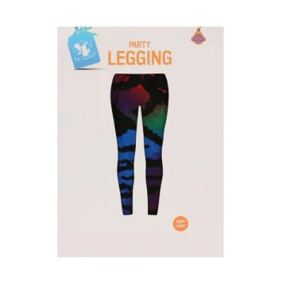 Legging zebra meerkleurig one size