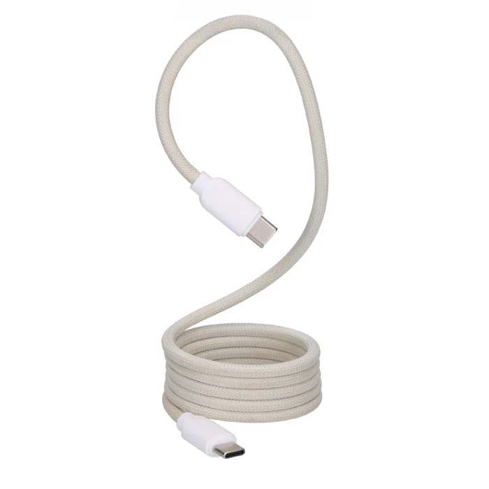 Magnetisch oprolbare kabel USB-C USB-C 1m
