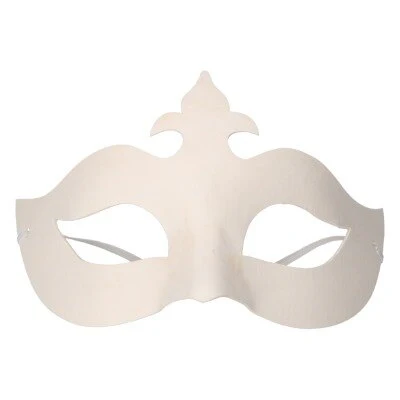 Masker blanco halfgelaat lelie wit
