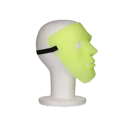 Masker gezichtsbedekkend neon glow in te dark geel - Image 2