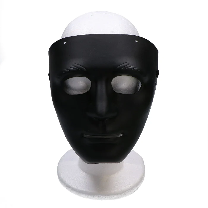 Masker vlakken zwart