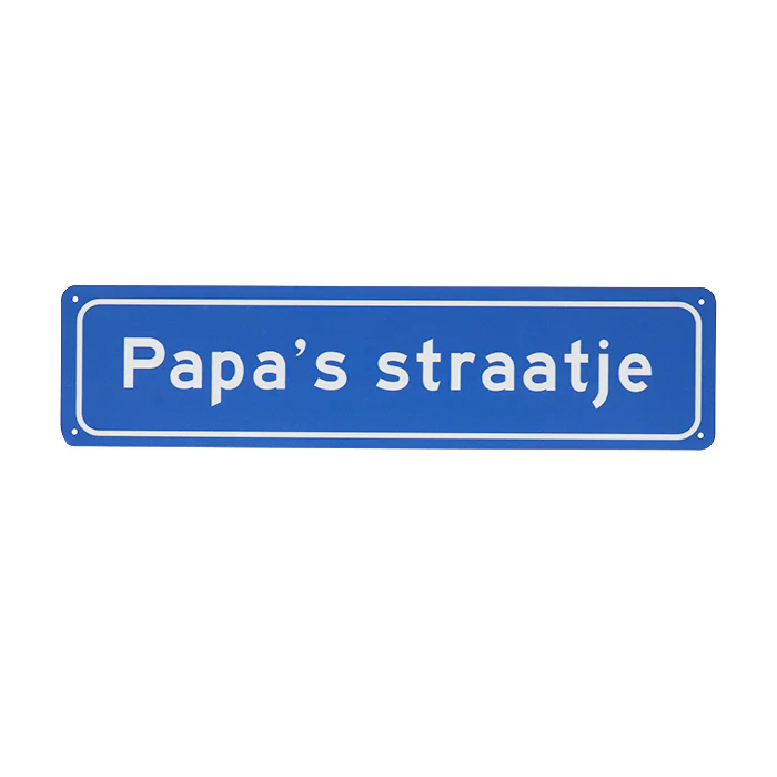 Metalen bord Papa's straat - Image 2