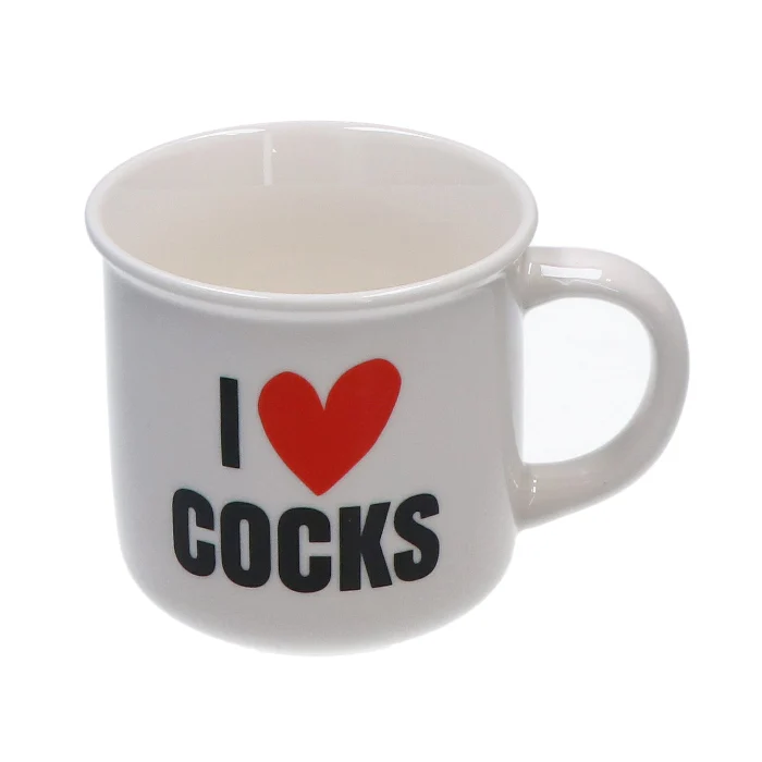 Mok I Love Cocks wit