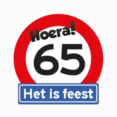 Verkeersbord Hoera 65